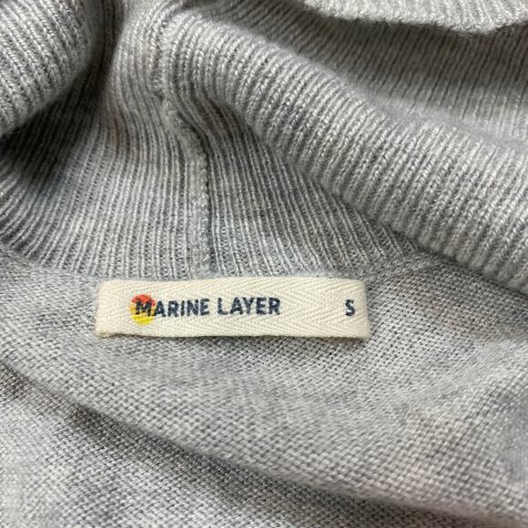 Marine Layer Wool Cashmere Open Front Cardigan Sweater Women's S - Picture 4 of 10